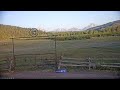 Teton Time Lapse of sunrise view from Turpin Meadow on July 6, 2024