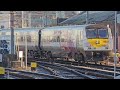 Connolly Station Ireland Train Movements Including RPSI Santa Trains With Steam Loco No.85 'Merlin'