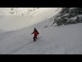 Skiing the Elevator at the Alta Chutes, The Remarkables, Queenstown