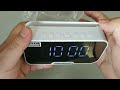 G10 bluetooth speaker clock time setting