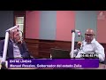 Me opongo a que desmantelemos la ruta electoral, afirma Manuel Rosales, Gob del Zulia