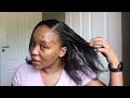 Finally relaxing my hair AGAIN after 6 months | Setback, Big trim, dry ends | Relaxer update