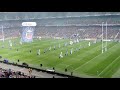 Twickenham stadium pre-match performance (Bath vs Bristol)