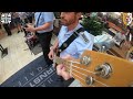 German army band surprises visitors of a shopping mall with a blitz concert