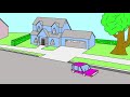 The house fire! (Cartoon animation)