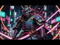 【1 HOUR 】Neon Samurai : Cyberpunk & japanese instrumentation ⛩️🤖 | Work Focus Soundtrack