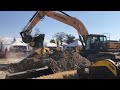 Excavator with sifting attachment