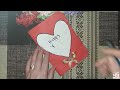 Paper work of a postcard for Valentine's Day/Kartoline per diten e Shen Vakentinit