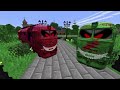 How JJ TAMED Zombie Train and MADE GAME LVL to Monster ? - in Minecraft Maizen