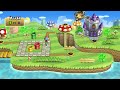 New Super Mario Bros Wii + U - Full Game 100% Walkthrough (2 Player)
