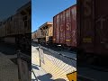 Union Pacific southbound with a horn salute