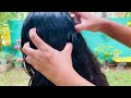 අවුරුද්දෙන් කොන්ඩේ වවපු රහස් තෙල් සත්කාරය | How to grow hair | Home made hair oil #hair
