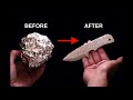 Turning Aluminium Foil into a Knife