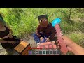 Minecraft in Real Life POV - CRAFTING LONGEST SWORD in Realistic Minecraft 創世神第一人稱真人版