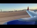 Southwest 737 Max 8 landing in Las Vegas Harry Reid International Airport