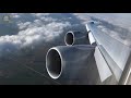 BEST EVER B747-8 Wing View! BEST vortex & aerial views: Lufthansa Buenos Aires! [AirClips]