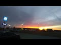 Eastern plains sunset chemtrail light show .feature music by DIRT.