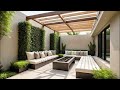 +100 Modern Patio Designs 2024 Home Garden Landscaping Ideas | Terrace & Rooftop Garden Pergola P5