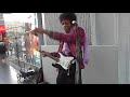 Jimi Hendrix Performs at Hollywood Boulevard