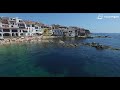 Calella de Palafrugell, Costa Brava. Drone view.