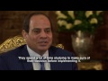An Interview with Egyptian President al-Sisi - BBC News