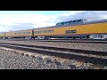 Big Boy 4014 and Union Pacific 844 arriving in Rawlins, May 4, 2019