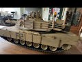 Tamiya ￼田宮1/16 US M1A2 Abrams遙控戰車 #56041 Full Optional RC Tank Test run1