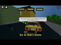 Roblox - Taxi Simulator: Driving around in a taxi dropping people off.