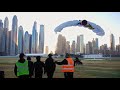 Jetman Dubai Takeoff, but is synced with I Believe I Can Fly