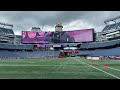 New Gillette Stadium video board turns on fully for the first time