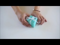 How to wrap a box present-Easy and simple jewelry gift wrap DIY hack