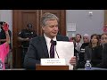 WATCH LIVE: FBI director Christopher Wray testifies before House