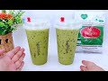 สูตรชง ชาเขียวเย็น 2 สูตร จากชาตรามือ Iced Green Tea หอม อร่อย เข้มข้น กลมกล่อม..