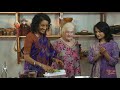 Vegan Lasagna like you never knew!!! Sridevi Jasti with Amala Akkineni & her mother Meitim Connolly.