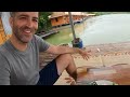 I Slept on a Floating River Hut in Muang Fuang, Laos (Laos Motorbike Trip 🇱🇦 Ep37)