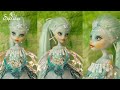 I made a water fairy from a secondhand doll
