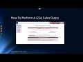 Day 5  How To Perform A GSA Sales Query