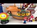 Super Mario Bros Unboxing Toys Review l Super Mario Bowser Ship Playset