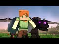 Nether VS The End - Alex and Steve Life (Minecraft Animation)