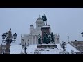 Helsinki Finland City Walking Tour | Beautiful in the Snow 2022