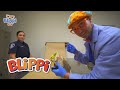 Detective Blippi!📖Blippi📖 Moonbug Kids📖 Learning Corner