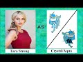 Who thinks Tara Strong should voice Crystal and Aqua?