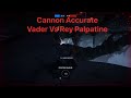 Darth Vader Vs Rey Palpatine- Battlefront 2