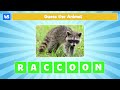 Guess the Animal by its Scrambled Name | Scrambled Letters Animal Names