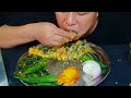 TODAY EATING ALOO PYAJ TIKKI, LATTE KO SAAG, AAM ACHAR RA DHAL VHAT || NEPALI MUKBANG || EATING SHOW