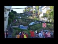 Lombardstreet San Francisco - die krummste Strasse der Welt bei Nacht runterfahren