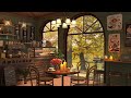 Rainy Day Ambience at Cozy Coffee Shop 🌧️ Smooth Jazz Instrumental Music for Work, Focus & Relaxing