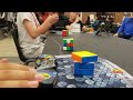 Rubik's cube solved in 12.69 seconds (Pickering fall A 2023)