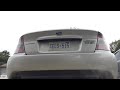 Subaru Legacy GT exhaust start up