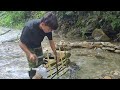 How to use stacked rocks to create fish traps. Catch a lot of fish to sell. Binh's daily life